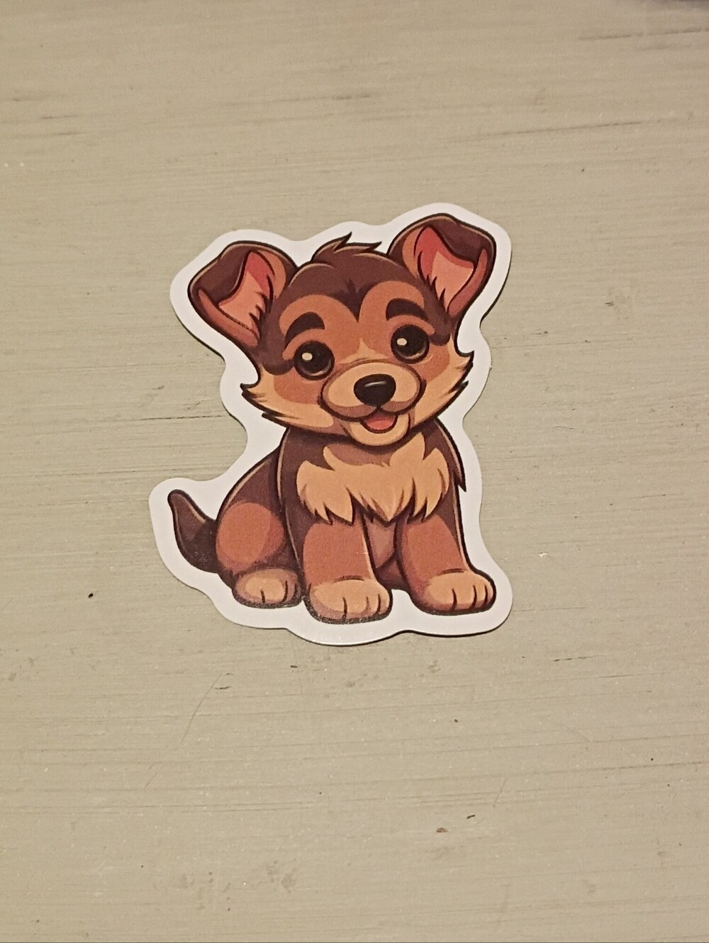 10/$10 Stickers Decal - German Shepherd Puppy Dog Kawaii Animal Sticker - New